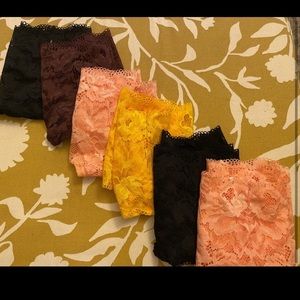 5 Pack - SOMA Embraceable all over lace retro thong